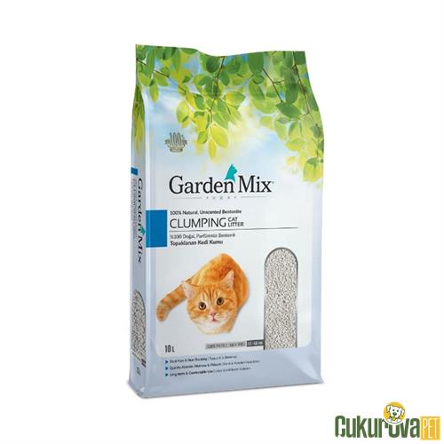 GARDENMIX BENTONİT PARFÜMSÜZ KALIN KEDİ KUMU 10 L