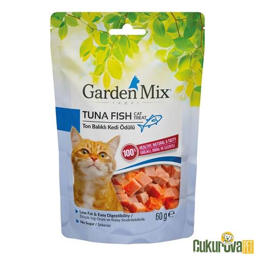 GARDENMIX TON BALIKLI KEDİ ÖDÜL TABLETİ 60 GR