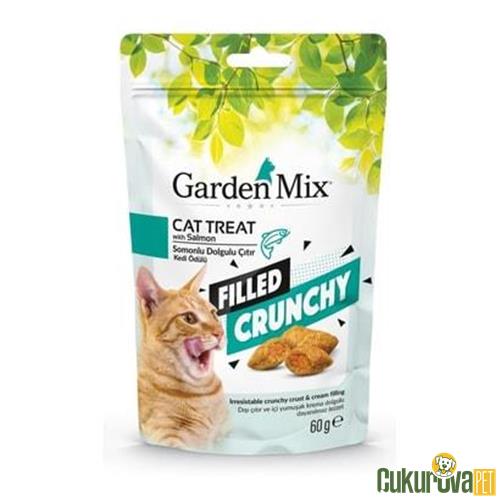 GARDENMIX SOMONLU İÇİ DOLGULU KEDİ ÖDÜL MAMASI 60 GR