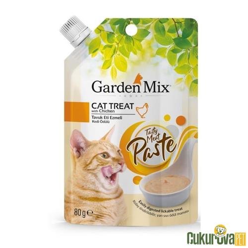 GARDENMIX TAVUK ETLİ EZME KEDİ ÖDÜL MAMASI 80 GR