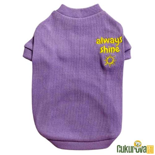 ALWAYS SHINE LİLA BASIC TİŞÖRT