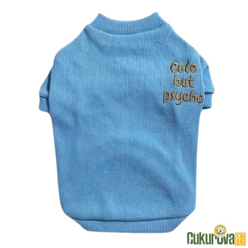 CUTE BUT PSYCHO BEBE MAVİ BASIC TİŞÖRT