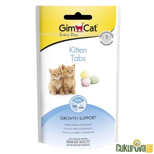 GIMCAT YAVRU KEDİ KITTEN TABS ÖDÜL TABLETİ 40 GR
