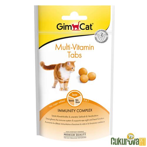 GIMCAT MULTIVITAMIN ÖDÜL TABLETİ 40 GR