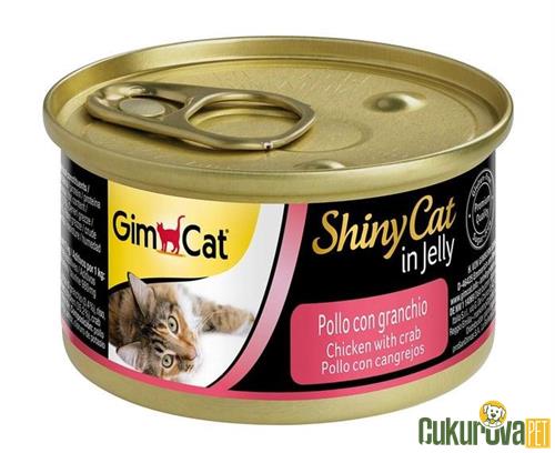 GIMCAT SHINYCAT TAVUKLU VE YENGEÇLİ KEDİ KONSERVESİ 70 GR