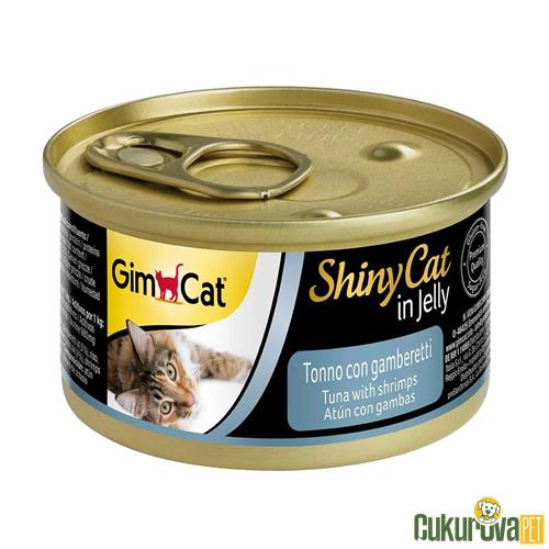 GIMCAT SHINYCAT TON BALIKLI VE KARİDESLİ KEDİ KONSERVESİ 70 GR