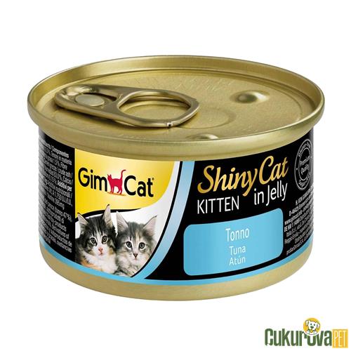 GIMCAT SHINY CAT YAVRU KEDİ MAMASI TON BALIKLI 70 GR 