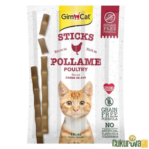 GIMCAT STICKS KÜMES HAYVANI ETLİ TAHILSIZ ÖDÜL ÇUBUKLARI 4'LÜ 20 GR