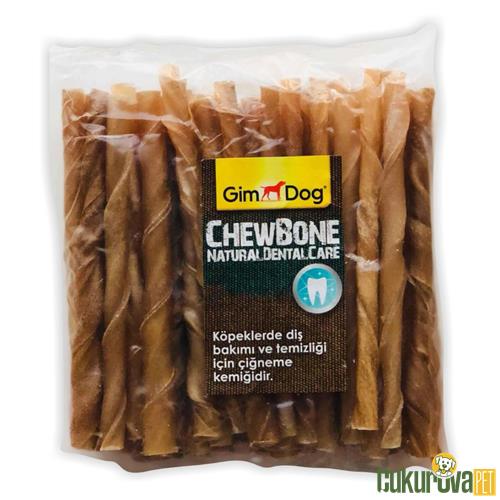 GIMDOG MORDIMI WHITEBONE BURGU ÇUBUK NATUREL 50 ADET 6 GR - 10 CM