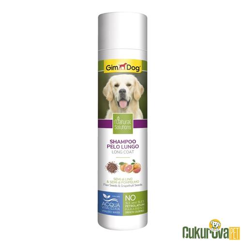 GIMDOG KETEN TOHUMU VE ÜZÜM ÇEKİRDEKLİ UZUN TÜYLÜ KÖPEK ŞAMPUANI 250 ML