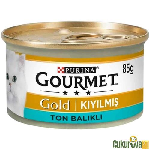 GOURMET GOLD KIYILMIŞ TON BALIKLI KEDİ KONSERVESİ 85 GR 