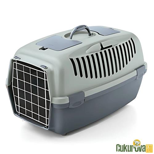 STEFANPLAST GULLIVER 2 METAL KAPILI KEDİ & KÖPEK TAŞIMA ÇANTASI - MAVİ