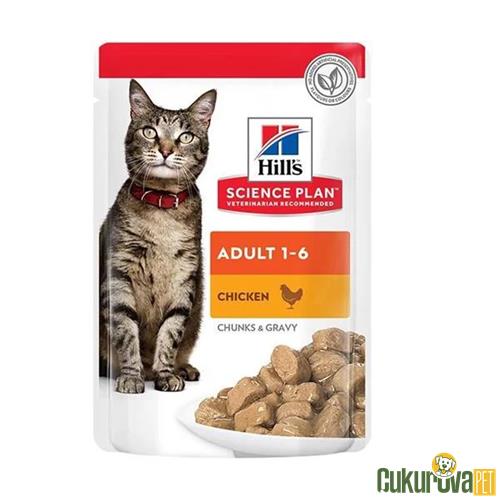 HILL'S ADULT TAVUKLU YETİŞKİN KEDİ KONSERVESİ - 85 GR