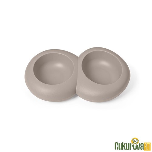 Imac Kedi· & Köpek İki·li· Mama Ve Su Kabı Ciottoli D03 - 300 Ml + 300 Ml