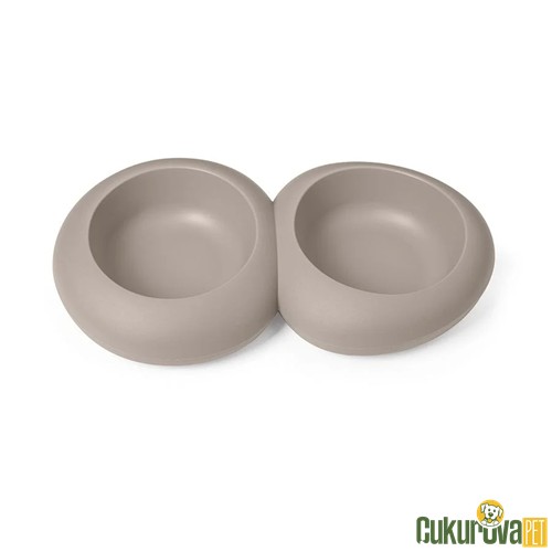 IMAC KEDİ & KÖPEK İKİLİ MAMA VE SU KABI CIOTTOLI D06 - 600 ML + 600 ML 