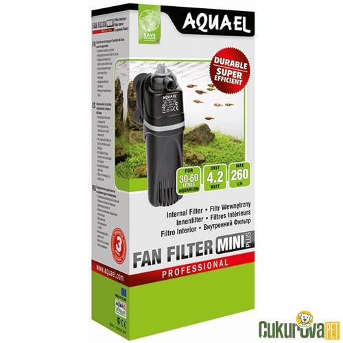 AQUAEL FAN FILTER MINI PLUS İÇ FİLTRE 4.2 W - 260 L / H