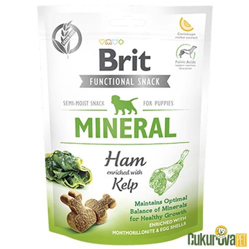 BRIT MİNERAL JAMBON VE DENİZ YOSUNLU YAVRU KÖPEK ÖDÜLÜ 150 GR