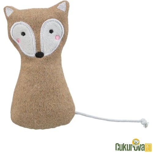 TRIXIE KEDİ OYUNCAĞI KUMAŞ TİLKİ KEDİOTLU 13 CM