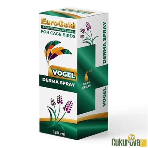 EUROGOLD VOGEL DERMA KUŞLAR İÇİN DERİ VE TÜY BAKIM SPREYİ 150 ML
