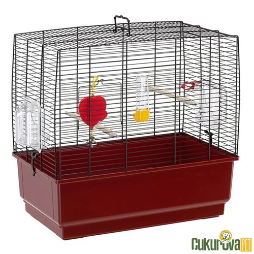 Ferplast Kuş Kafesi̇ Rekord 3 Si̇yah 49 x 30 x 48.5 Cm