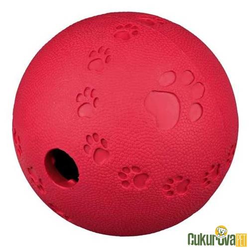 TRIXIE KÖPEK OYUNCAĞI ÖDÜLLÜ KAUÇUK TOP 11 CM - KARIŞIK RENKLİ
