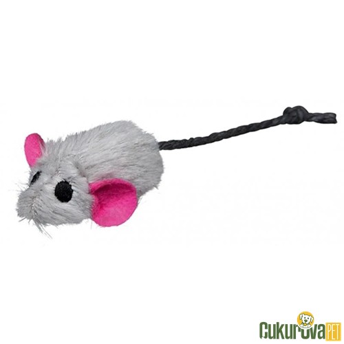 TRIXIE KEDİ OYUNCAĞI KEDİ OTLU PELUŞ FARE 5 CM - 6 ADET 