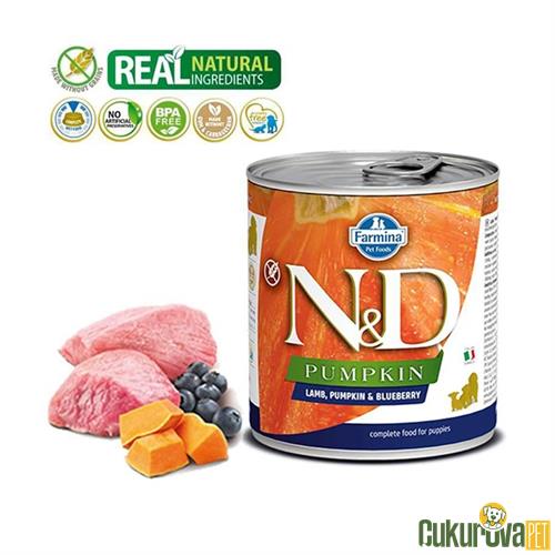 N & D PUMPKIN BAL KABAKLI KUZULU TAHILSIZ YAVRU KÖPEK KONSERVESİ 285 GR
