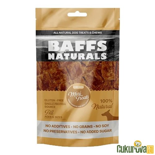 BAFFS NATURAL TAVUKLU MINI KÖPEK ÖDÜLÜ 100 GR