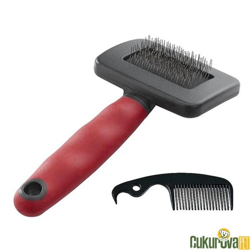 FERPLAST GRO 5942 TEK TARAFLI KÖPEK TARAMA FIRÇASI 15 CM
