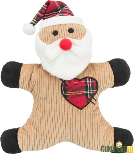 TRIXIE KÖPEK OYUNCAK PELUŞ NOEL BABA KARDAN ADAM 33 CM