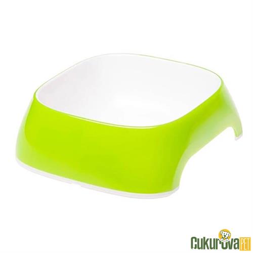 FERPLAST GLAM MEDIUM MELAMİN KEDİ & KÖPEK MAMA SU KABI YEŞİL - 750 ML