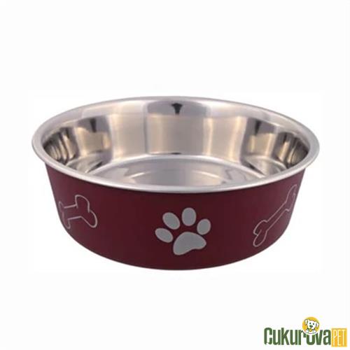 TRIXIE KÖPEKLER İÇİN PASLANMAZ MAMA VE SU KABI 2 L - 21 CM