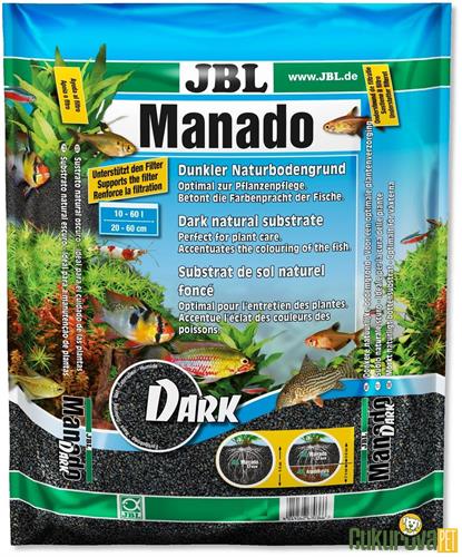 JBL MANADO DARK AKVARYUMLAR İÇİN KOYU RENKLİ DOĞAL ZEMİN TOPRAĞI 10 LT 