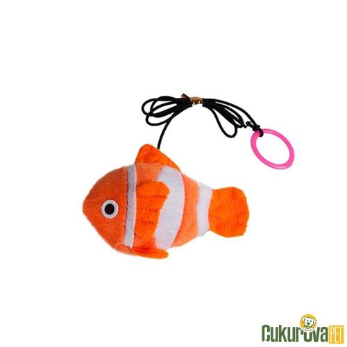 KARLIE CATNIPLI İPLİ BALIK PELUŞ KEDİ OYUNCAĞI 9 CM