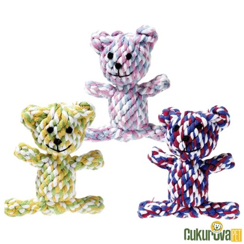 KARLIE TOY JOHN BEAR DİŞ İPİ AYICIK KÖPEK OYUNCAĞI 14 CM
