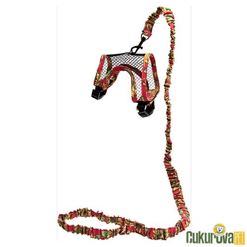 KARLIE HARNESS WITH LEASH ART JOY MIX KEMİRGEN TASMASI 
