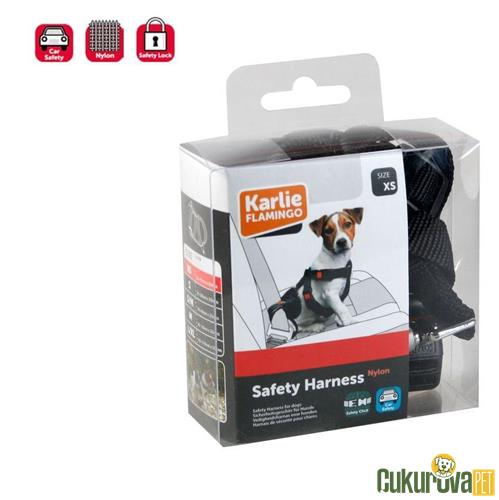 KARLIE NAYLON ARAÇ EMNİYET KEMERİ SİYAH - S - 35 - 50 CM