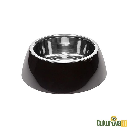 Ferplast Jolie Çelik Kedi & Köpek Mama ve Su Kabı L / 1.2 L / Siyah