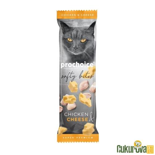PROCHOISE SOFTY BITES TAVUKLU VE PEYNİRLİ YUMUŞAK KEDİ ÖDÜL MAMASI 10 GR