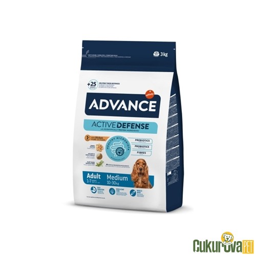 Advance Tavuklu Orta Irk Yetişki̇n Köpek Maması 3 Kg