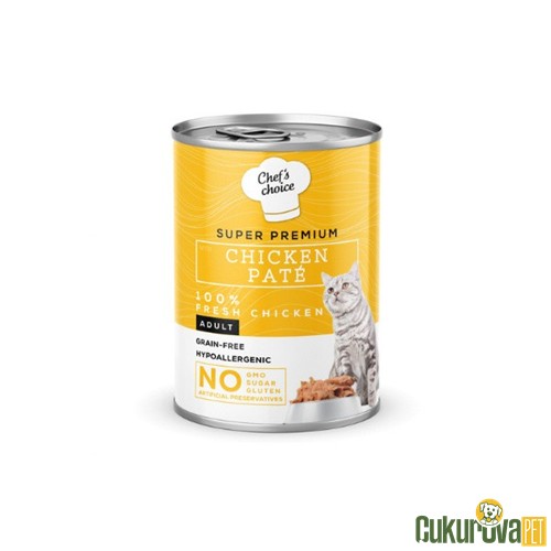 Chef's Choise Tavuklu Ezme Yetişki̇n Kedi̇ Konservesi̇ 400 Gr