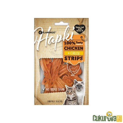 FLAMINGO HAPKI TAVUK VE PEYNİRLİ KEDİ ÖDÜL MAMASI 85 GR