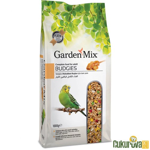 GARDENMIX PLATIN BALLI MUHABBET KUŞU YEMİ 1 KG