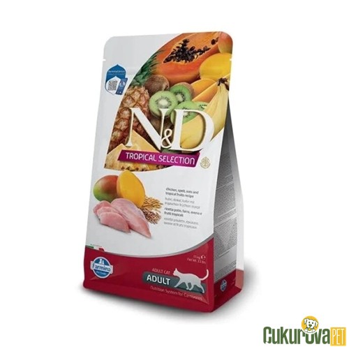 N&d Tropical Tavuklu Yeti̇şki̇n Kedi̇ Maması 1.5 Kg