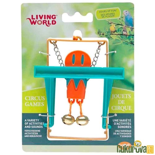 LIVING WORLD KUŞ OYUNCAĞI MAYMUNLU - TURUNCU