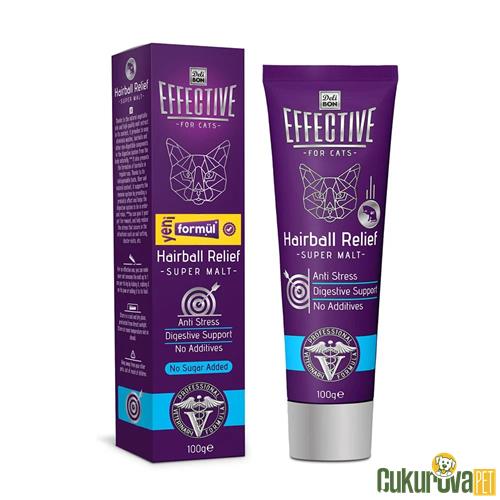 DELIBON EFFECTIVE KEDİ MALTLARI HAIRBALL 100 GR 