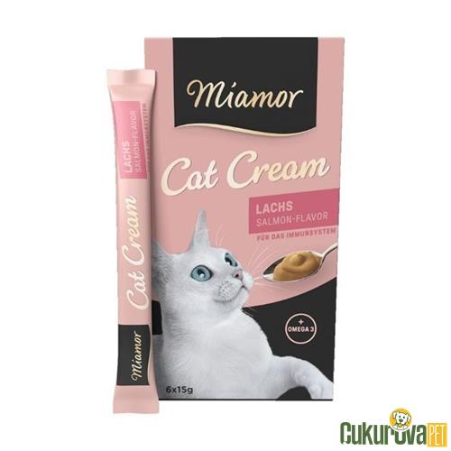 MIAMOR CREAM SOMONLU KEDİ ÖDÜLÜ 6 x 15 GR