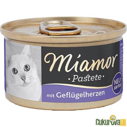 MIAMOR PASTETE YÜREK ETLİ YETİŞKİN KEDİ KONSERVESİ 85 GR 