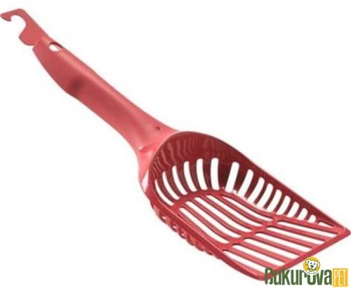 MODERNA HANDY KEDİ KUMU KÜREĞİ KIRMIZI 30 x 10 CM