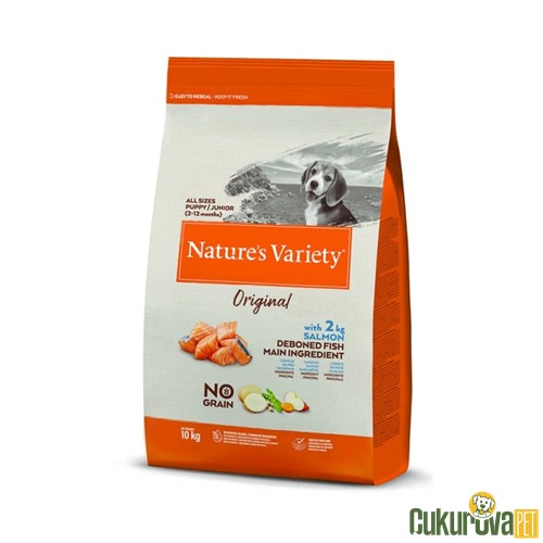 Nature's Variety Tahılsız Somonlu Yavru Köpek Maması 10 Kg